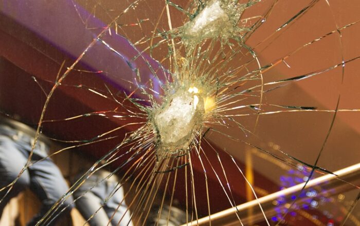 Broken Store Window